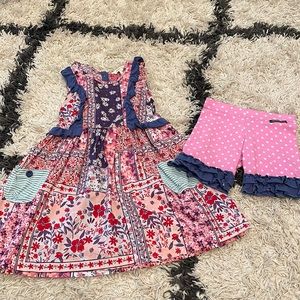 Matilda Jane Dress and Shorties